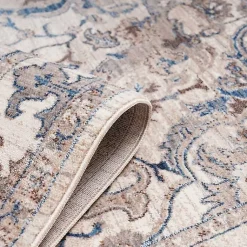 Kirklands Home Area Rugs|Cream Royal Motif Wilson Floor Runner, 2x10