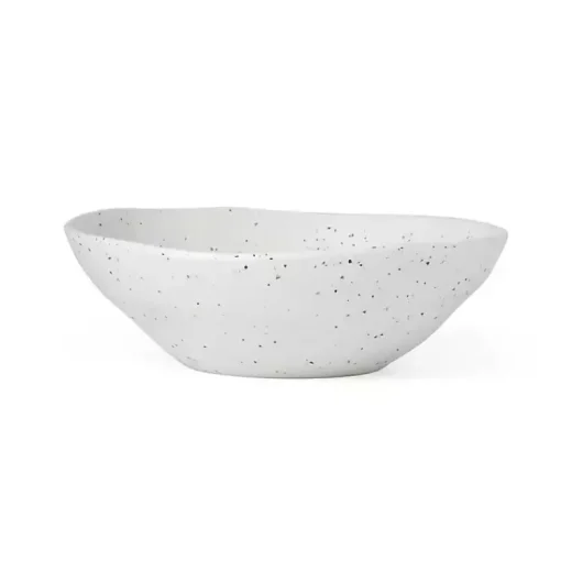 Kirklands Home Dinnerware|Cream Terrazzo 12-pc. Melamine Dinnerware Set Ivory