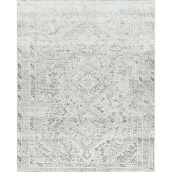 Kirklands Home Area Rugs|Cream Traditional Washable Area Rug, 5x7 Ivory