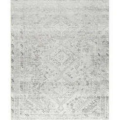 Kirklands Home Area Rugs|Cream Traditional Washable Area Rug, 8x12 Ivory