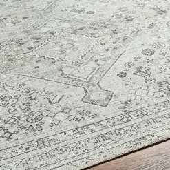 Kirklands Home Area Rugs|Cream Traditional Washable Area Rug, 8x12 Ivory