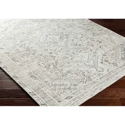 Kirklands Home Area Rugs|Cream Traditional Washable Area Rug, 8x12 Ivory