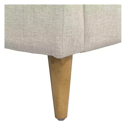 Kirklands Home Accent Chairs|Cream Upholstered Tufted Dani Accent Chair White