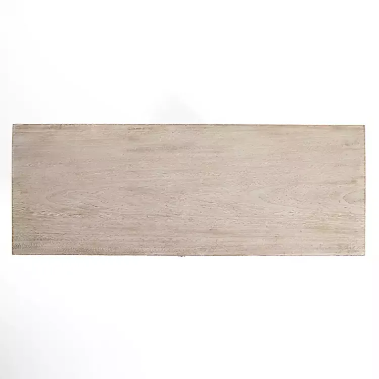 Kirklands Home Cabinets & Sideboards|Cream Washed Wood Carved Door Cabinet Tan