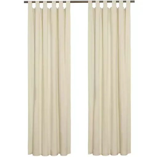 Kirklands Home Curtains & Drapes|Cream Weathermate Curtain Panel, 72 in Ivory