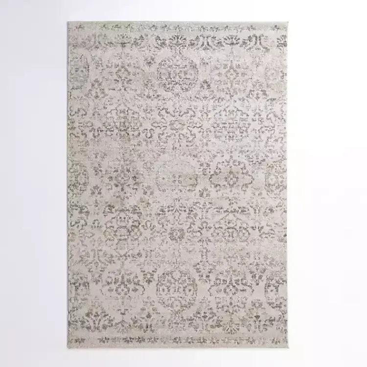 Kirklands Home Area Rugs|Cream Winn Medallion Area Rug, 5x8 Ivory