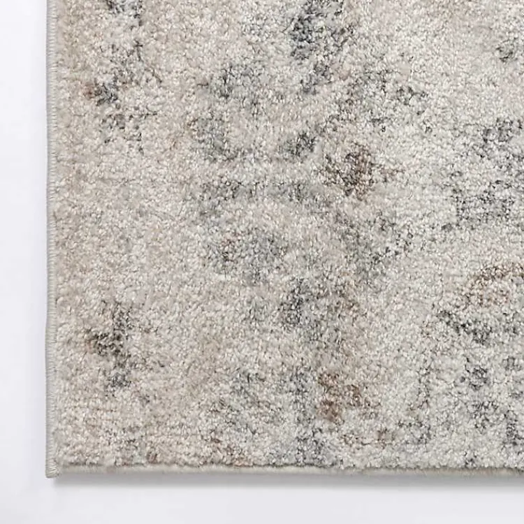 Kirklands Home Area Rugs|Cream Winn Medallion Area Rug, 5x8 Ivory