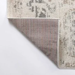 Kirklands Home Area Rugs|Cream Winn Medallion Area Rug, 5x8 Ivory