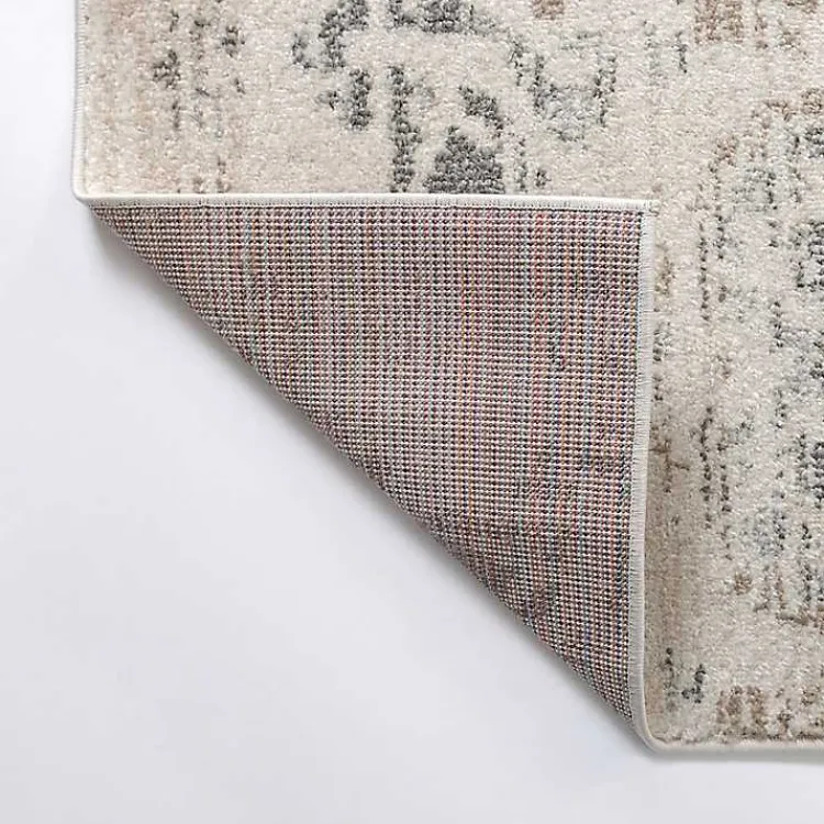 Kirklands Home Area Rugs|Cream Winn Medallion Area Rug, 5x8 Ivory