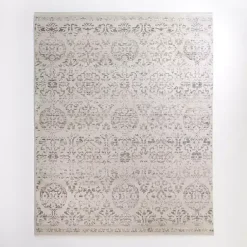 Kirklands Home Area Rugs|Cream Winn Medallion Area Rug, 7x10