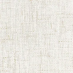 Kirklands Home Benches & Ottomans|Cream Woven Upholstered Tufted Storage Ottoman White