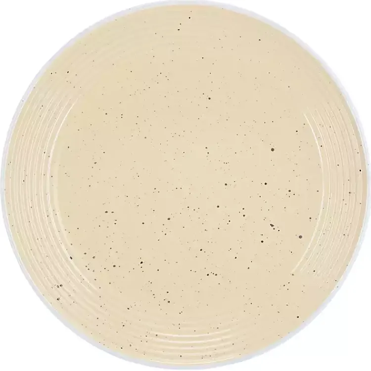 Kirklands Home Dinnerware|Cream Emilia Stoneware 16pc. Dinnerware Set Yellow