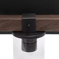 Kirklands Home Flush Mount Lighting|Crossbeam Vanity Flushed Mount Shade Brown