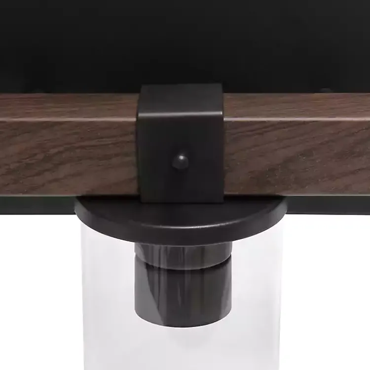 Kirklands Home Flush Mount Lighting|Crossbeam Vanity Flushed Mount Shade Brown