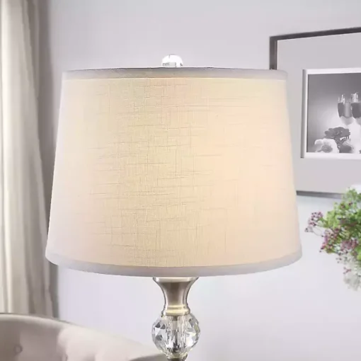 Kirklands Home Floor Lamps|Crystal Orb Stacked Floor Lamp White