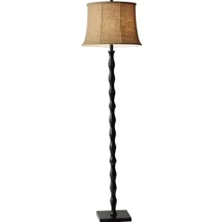 Kirklands Home Floor Lamps|Curved Emma Floor Lamp Tan
