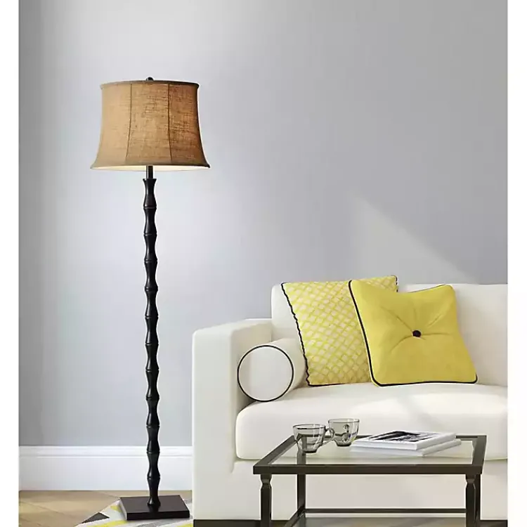 Kirklands Home Floor Lamps|Curved Emma Floor Lamp Tan