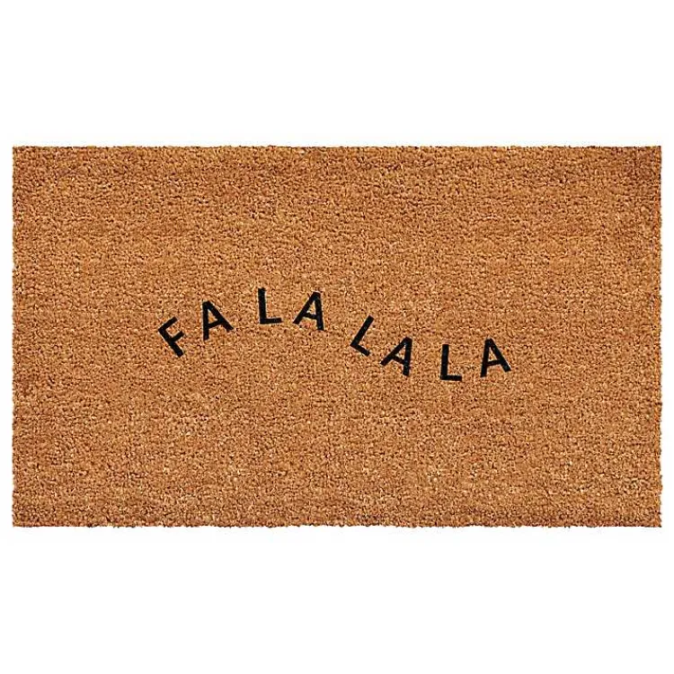 Kirklands Home Doormats|Curvy Fa La La Coir Doormat