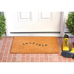 Kirklands Home Doormats|Curvy Fa La La Coir Doormat