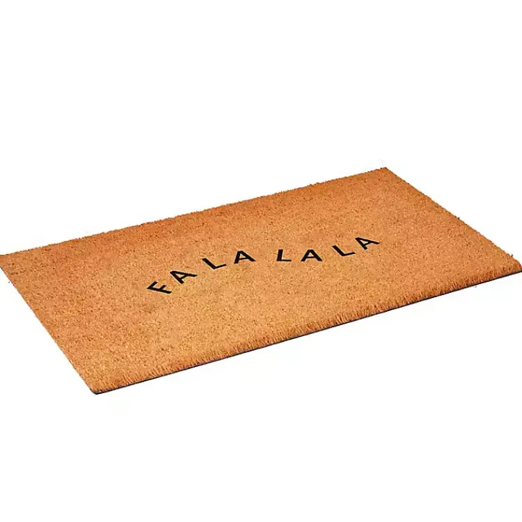 Kirklands Home Doormats|Curvy Fa La La Coir Doormat