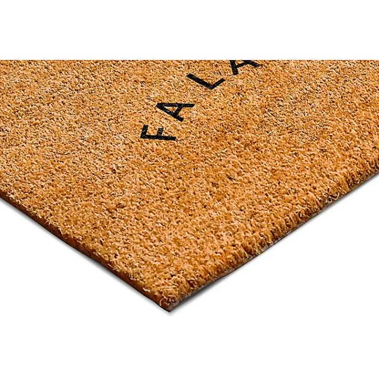 Kirklands Home Doormats|Curvy Fa La La Coir Doormat