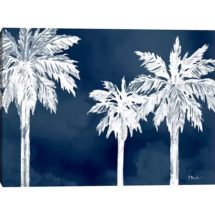 Kirklands Home Canvas Art|Cyano Palms Canvas Art Print, 40x30 in.