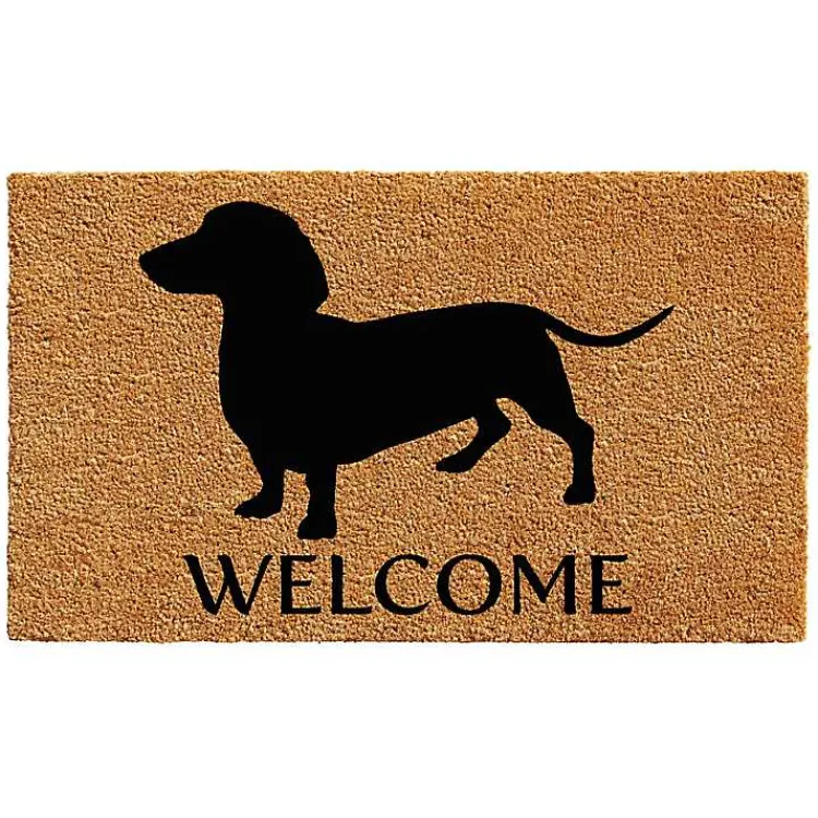 Kirklands Home Doormats|Dachshund Welcome Doormat