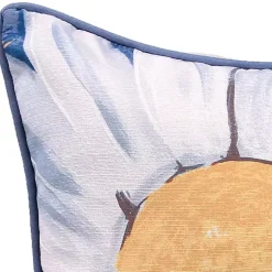 Hot Daisy and Lady Bug Pillow Pillows