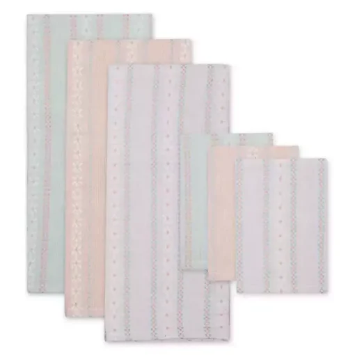 Kirklands Home Kitchen Accessories|Daisy Dobby 6-pc. Dish Towel and Cloth Set