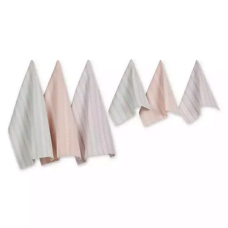 Kirklands Home Kitchen Accessories|Daisy Dobby 6-pc. Dish Towel and Cloth Set