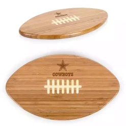 Kirklands Home Serving & Entertaining|Dallas Cowboys Bamboo Football Cutting Board Tan