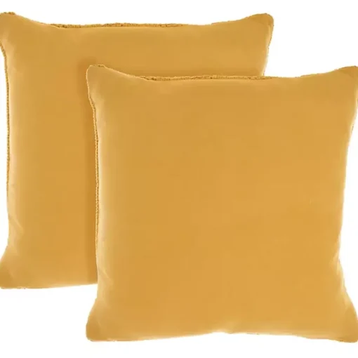Dandelion Cable Knit Throw Pillows, Set of 2 Pillows