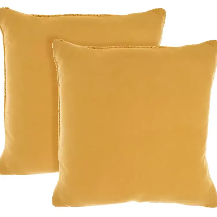 Dandelion Cable Knit Throw Pillows, Set of 2 Pillows