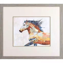 Kirklands Home Framed Art|Dappled Horse II Framed Art Print Multi