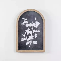 Kirklands Home Framed Art|Dark Botanicals Arch Framed Wall Art Blue