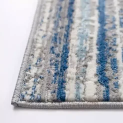 Kirklands Home Area Rugs|Dark Blue Claire Modern Area Rug, 5x8