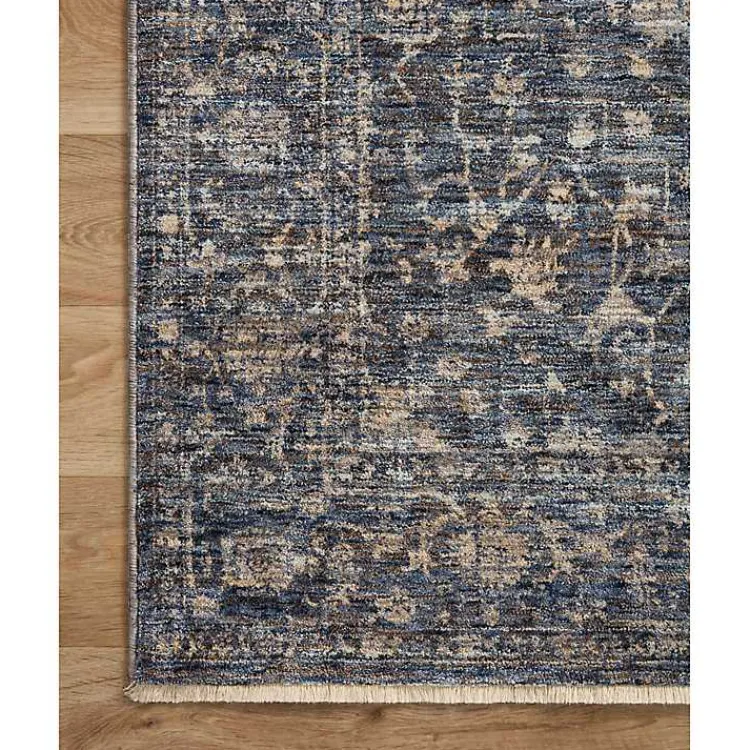 Kirklands Home Area Rugs|Dark Sorrento Medallion Area Rug, 5x7 Blue