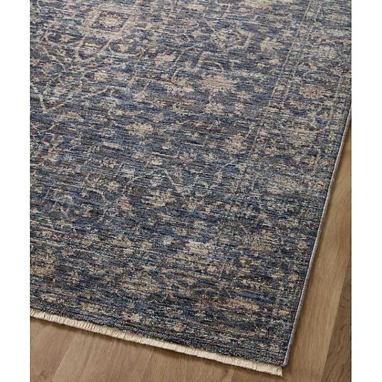Kirklands Home Area Rugs|Dark Sorrento Medallion Area Rug, 5x7 Blue