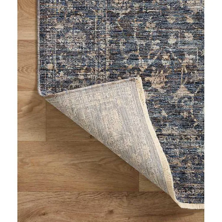 Kirklands Home Area Rugs|Dark Sorrento Medallion Area Rug, 5x7 Blue