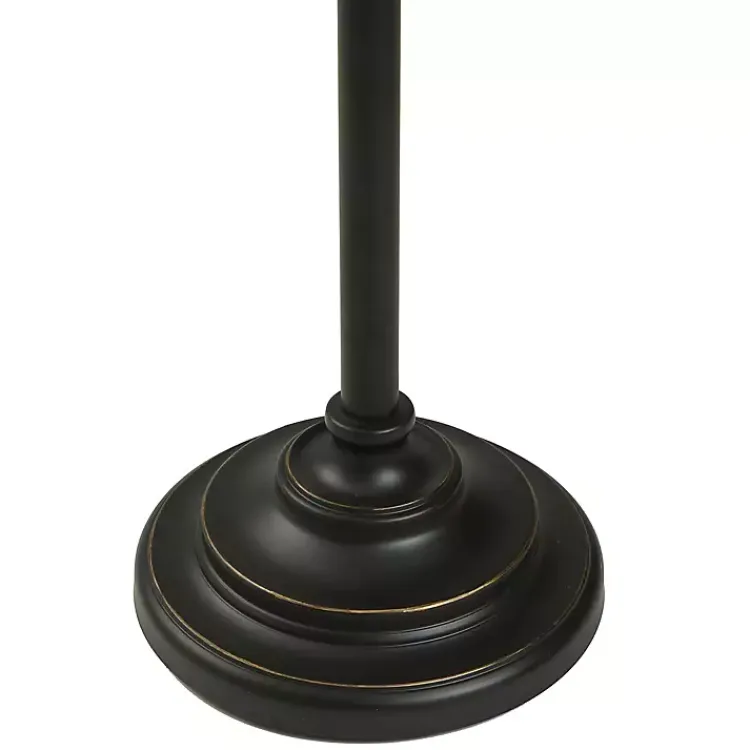 Kirklands Home Floor Lamps|Dark Bronze Madison Swing Arm Floor Lamp White