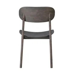 Kirklands Home Dining Chairs|Dark Mid-Century Modern Chairs, Set of 2 Brown
