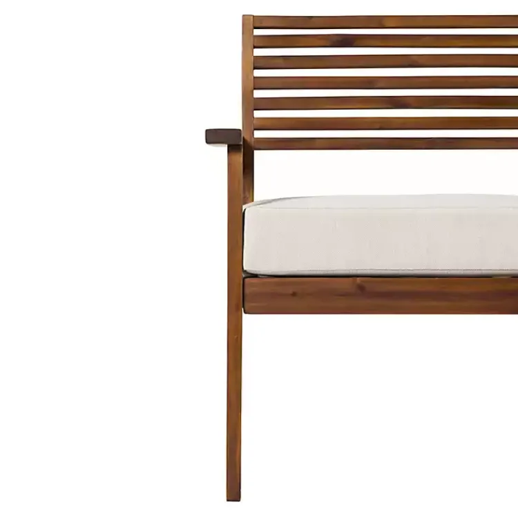 Kirklands Home Outdoor Seating|Dark Brown Zane Outdoor Club Chair