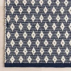 Kirklands Home Area Rugs|Dark Gray and Ivory Dainty Diamond Runner