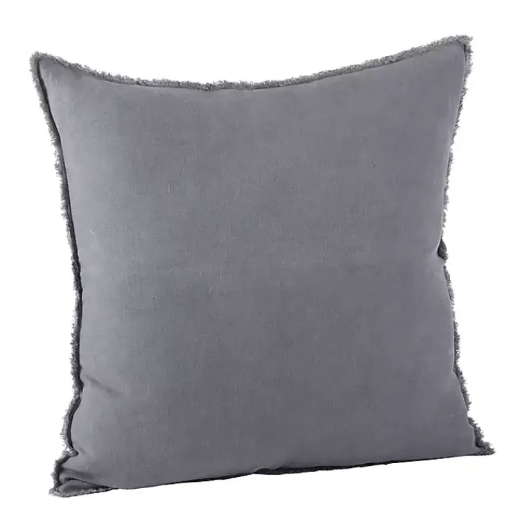 Discount Dark Fringed Edge Pillow Pillows