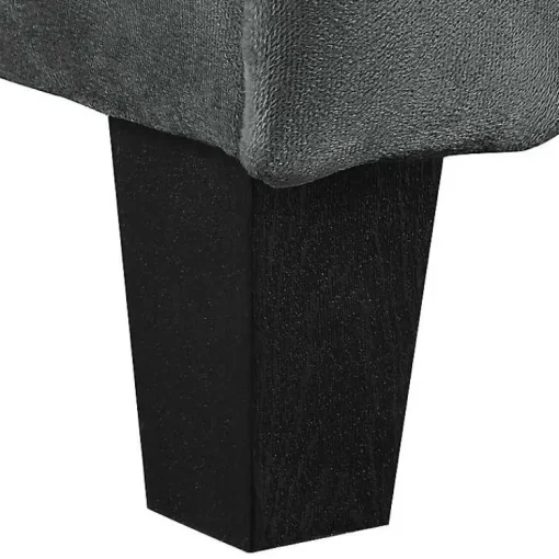 Kirklands Home Sofas & Loveseats|Dark Kelly Microfiber Rolled Arm Loveseat Gray