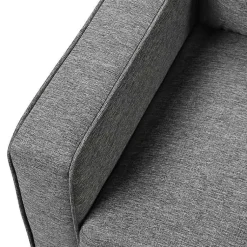 Kirklands Home Accent Chairs|Dark Performance Fabric Danna Accent Chair Gray