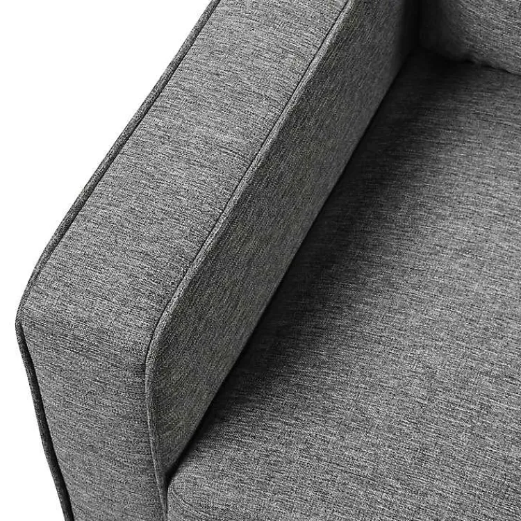 Kirklands Home Accent Chairs|Dark Performance Fabric Danna Accent Chair Gray