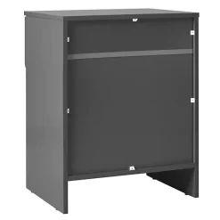 Kirklands Home Nightstands|Dark Stanley Single Drawer Nightstand Gray