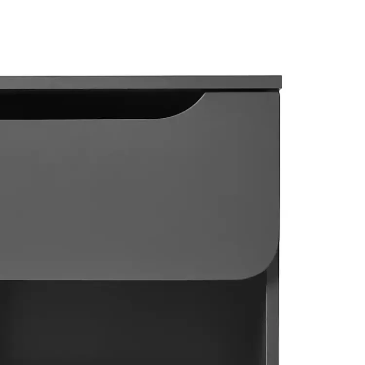 Kirklands Home Nightstands|Dark Stanley Single Drawer Nightstand Gray