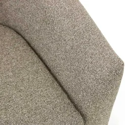 Kirklands Home Accent Chairs|Dark Tufted Swivel Barrel Accent Chair Gray